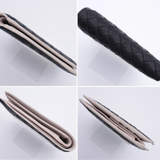 《BOTTEGA VENETA/イントレチャート 二つ折り財布》ABランク 美品