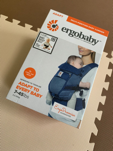 【美品】エルゴ  アダプト クールエアー﻿ ブルーブルーム﻿