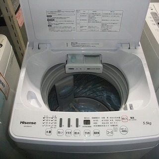 R1119) ハイセンス HW-G55A-W 5.5kg 2018年製! 洗濯機 店頭取引大歓迎♪