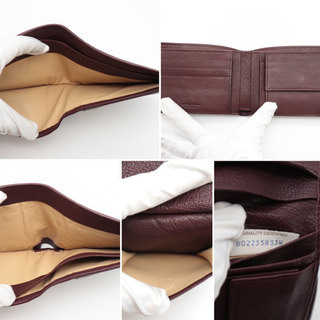 節約 《BOTTEGA VENETA/イントレチャート二つ折り財布》ABランク  