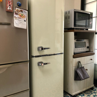 【ネット決済】2019年製  冷凍冷蔵庫  レトロ  オシャレ ...
