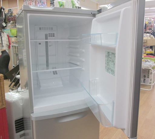 冷蔵庫 138L 2016年製 2ドア パナソニック NR-B148W シルバー 100L