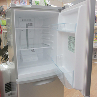 冷蔵庫 138L 2016年製 2ドア パナソニック NR-B148W シルバー 100Lクラス 1人暮らしにも Panasonic 札幌市 清田区 平岡