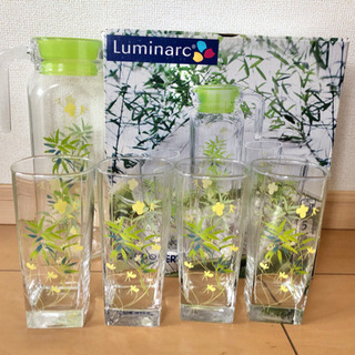 【未使用】Luminarc ルミナーク/ピッチャー&グラス4個セット