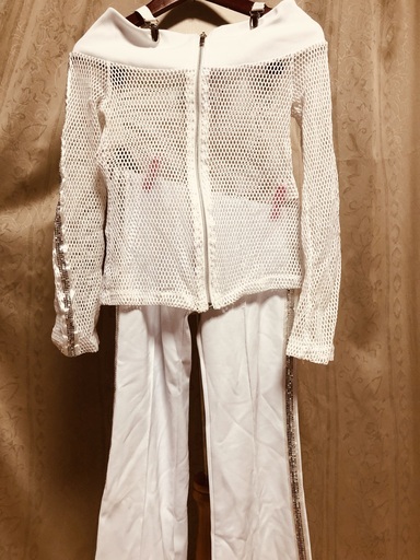 150メッシュセットアップ韓国子供服camp The Blue ダンス衣装白 どんぐりんこ 函館のキッズ用品 子供服 の中古あげます 譲ります ジモティーで不用品の処分