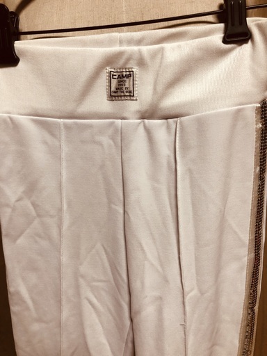 150メッシュセットアップ韓国子供服CAMP THE BLUE ダンス衣装白 