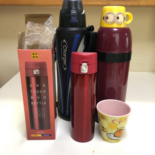 水筒　【値下げ】ステンレスマグボトル　ぐでたまコップ　ミニオンコップ　5点セット