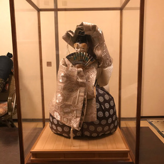 日本人形　翁　大きい　昭和50年頃の作品　無料です。