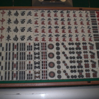 中古 全自動麻雀卓 アモス キューブ 調整済 マット新品 ブルー牌新品