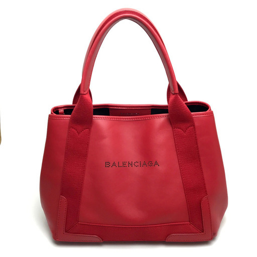 BALENCIAGA バレンシアガ 339933 トートバッグ ネイビーカバス S