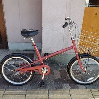 無印良品 20吋ミニベロ 内装3段/艶消しレッドブラウン