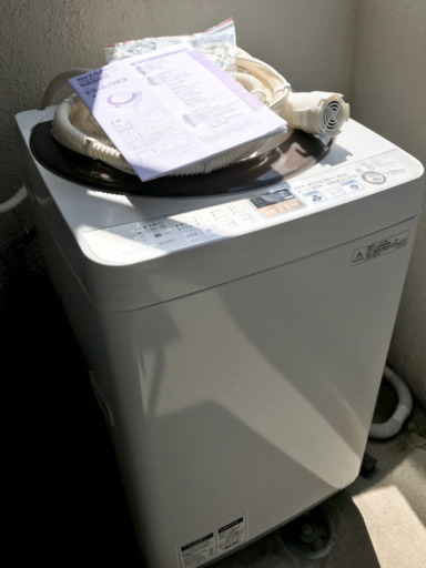 SHARP 全自動洗濯機　容量7.0kg 乾燥3.0kg Ag+イオンコート 2014年製