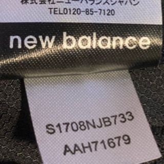 New Balance　キャップ　黒