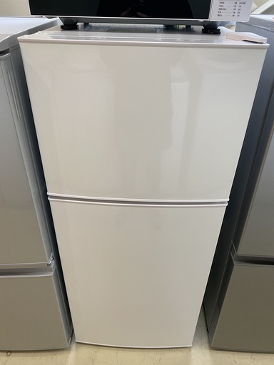 冷蔵庫 maxzen マックスゼン JR118ML01WH 2019年製 2D 118L 直冷 白 中古品
