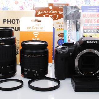 ★全国発送対応★交渉可★Wi-Fi★Canon kiss X★ダブルレンズ★