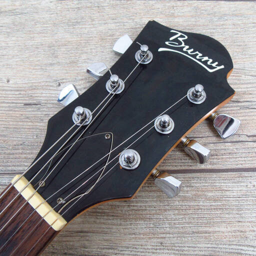 BURNY LS-38 シルバーメタリック ディスカウント レスポール エレキ 