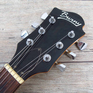 BURNY LS-38 シルバーメタリック レスポール エレキギター フ