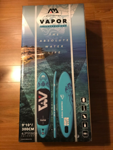 インフレータブルSUP AQUAMARINA新品 SUP VAPOR ヴェイパー BT-19VAP