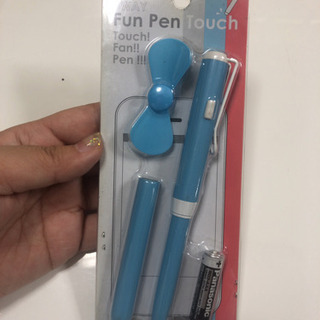 タッチペン　ブルー　未使用