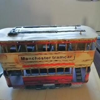 【お取引が決まりました】車のブリキのおもちゃ【インテリア】【ワーゲンバス風、海外バス】【レトロでおしゃれなインテリアにも】