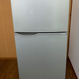 [美品] 冷蔵庫シャープ(SHARP)SJ-HA12D-S