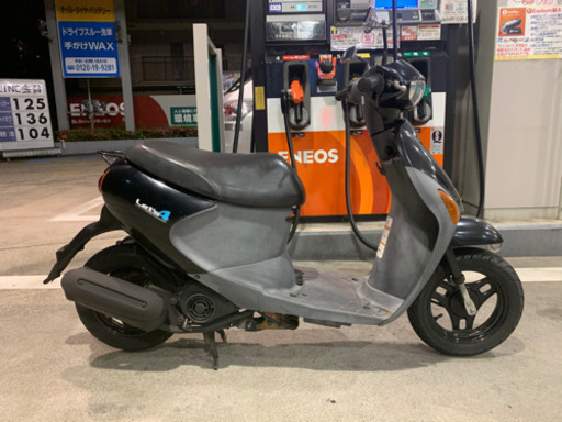 スズキ レッツ4 50 cc 原付 スクーター 4スト 実動 書類 カギあり 型式