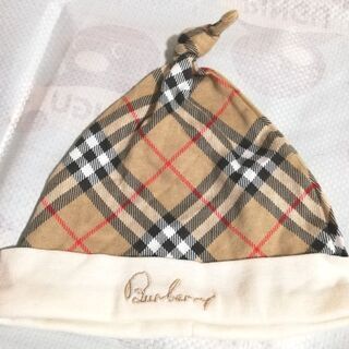 バーバリーBURBERRY ベビー用帽子 美品✨