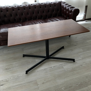 【美品】ソファ作業に最適な高さの木製センターテーブル