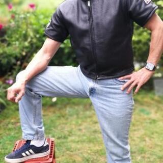  KADOYA メッシュレザー　　　カドヤ 本革Tシャツ


