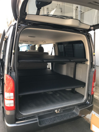 [MGR Customs]ハイエース S-GL ワイド ２段ベッドキット ハイタイプ 取り付け方 HIACE