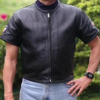  KADOYA メッシュレザー　　　カドヤ 本革Tシャツ


