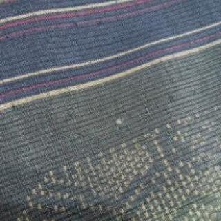 結城紬 着尺反物 草木染め 紬 着尺 リメイク素材 ハンドメイド 生地 布  