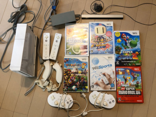 wii本体と人気ソフト6本セット