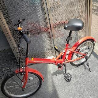 決まりました。ギア付き 折り畳み自転車