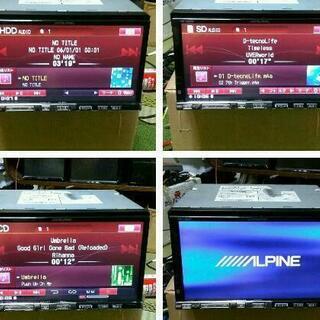 ALPINE HDD VIE-X08S 2012年フルセグ/Bluetooth