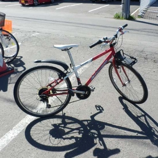 自転車 26インチ ブリヂストン 切替付き 赤 ペイペイ対応 札幌市西区西野