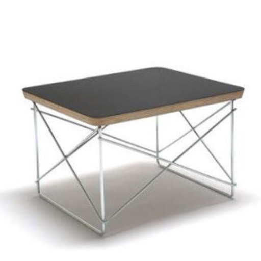 Eames イームズ LTR(Low Table Rod)風テーブル ブラック