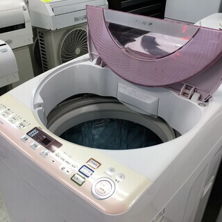 シャープ8.0K洗濯機　インバーター　2015年製！！分解クリーニング済み！！！