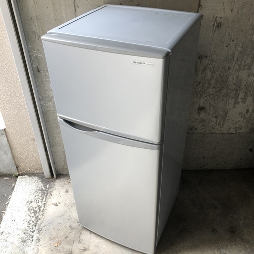 シャープ　2ドア冷蔵庫　１１８L　201２年