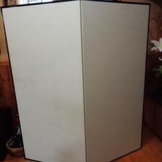 屏風　鳳凰柄　古布