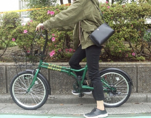 ※受渡予定者決定※【1,000円値下！】折り畳み自転車MIDIギアつき20インチ