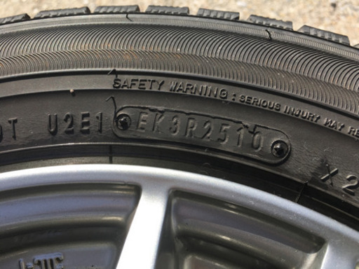 145/80R13アルミ＋スタッドレス4本