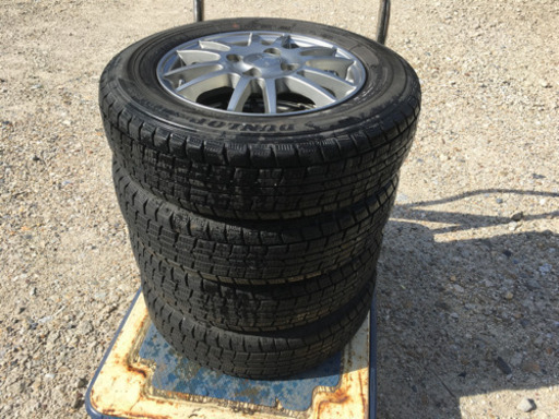 145/80R13アルミ＋スタッドレス4本