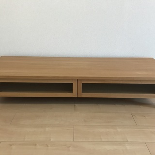 交渉中】無印良品 タモ材 テレビボード テレビ台