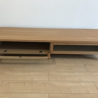 交渉中】無印良品 タモ材 テレビボード テレビ台