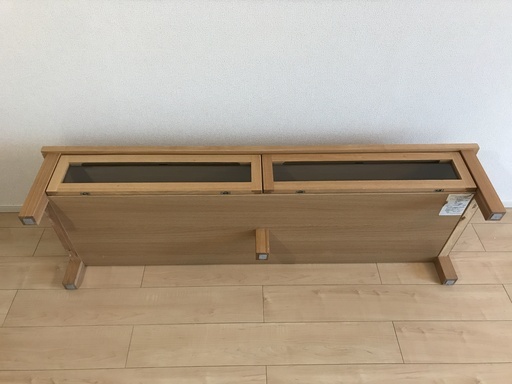 【交渉中】無印良品　タモ材　テレビボード テレビ台