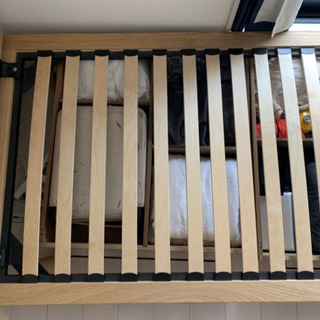 無印良品ベッドフレーム シングル ベッド下収納付き オーク材