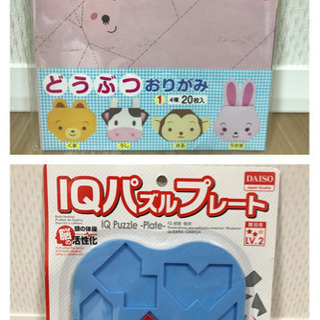 【新品】知育玩具 キャラクター折り紙 パズル