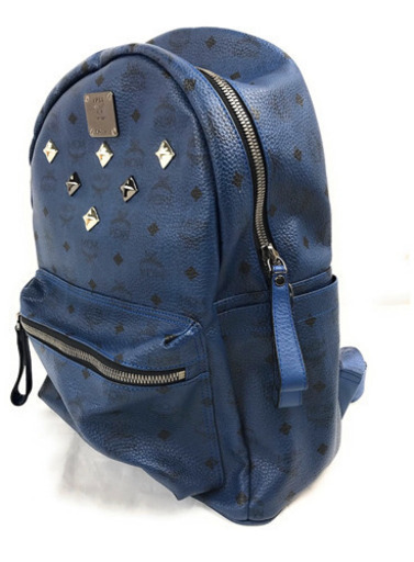 レア　MCM リュック　デニムブルー　ネイビーブルー
