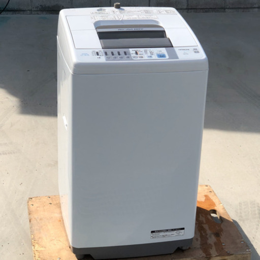 格安！◇日立 全自動洗濯機 7㎏ 白い約束 2012年製 エアジェット乾燥 ステンレス槽 NW-Z78☆配送可！